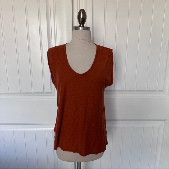 Express Tops - Express Burnt Orange Tank Top
